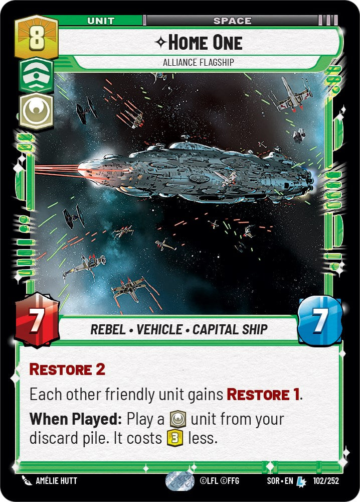 Home One - Alliance Flagship (102/252) [Spark of Rebellion] | Grognard Games