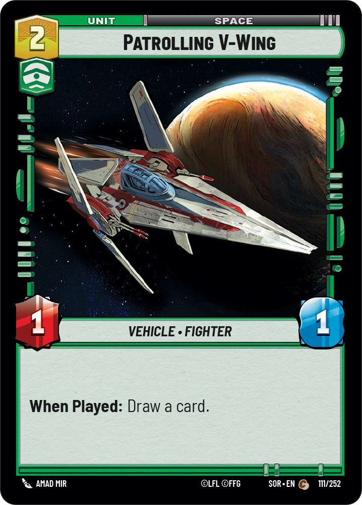 Patrolling V-Wing (111/252) [Spark of Rebellion] | Grognard Games