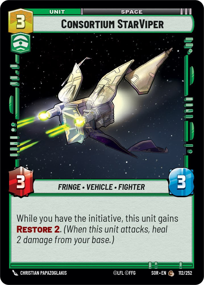 Consortium StarViper (112/252) [Spark of Rebellion] | Grognard Games