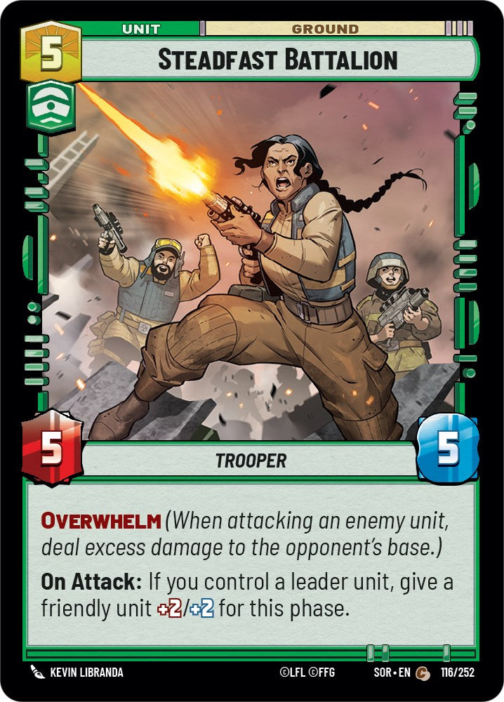 Steadfast Battalion (116/252) [Spark of Rebellion] | Grognard Games