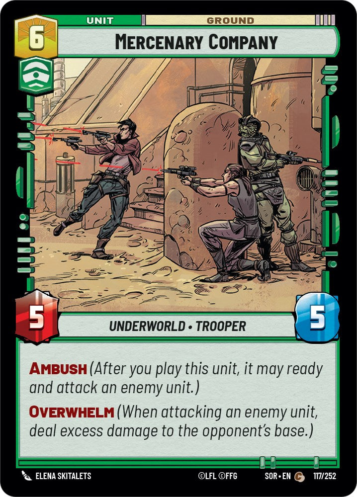 Mercenary Company (117/252) [Spark of Rebellion] | Grognard Games