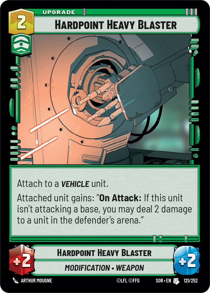 Hardpoint Heavy Blaster (121/252) [Spark of Rebellion] | Grognard Games