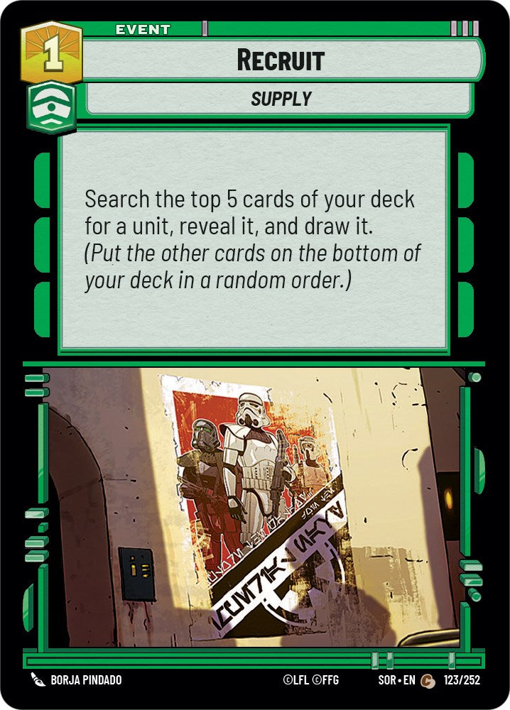 Recruit (123/252) [Spark of Rebellion] | Grognard Games