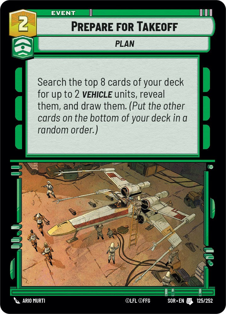 Prepare for Takeoff (125/252) [Spark of Rebellion] | Grognard Games