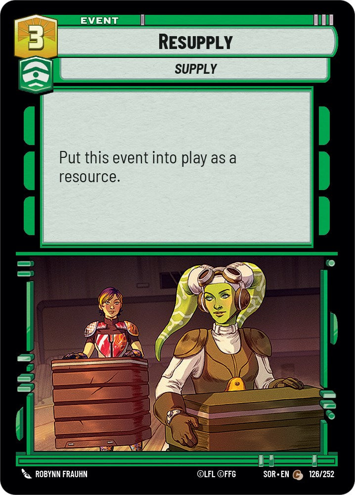 Resupply (126/252) [Spark of Rebellion] | Grognard Games