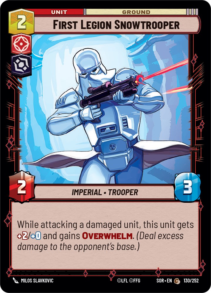 First Legion Snowtrooper (130/252) [Spark of Rebellion] | Grognard Games