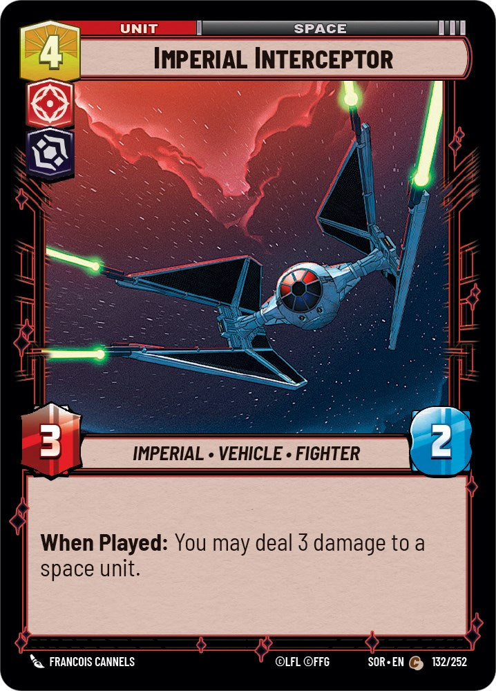 Imperial Interceptor (132/252) [Spark of Rebellion] | Grognard Games