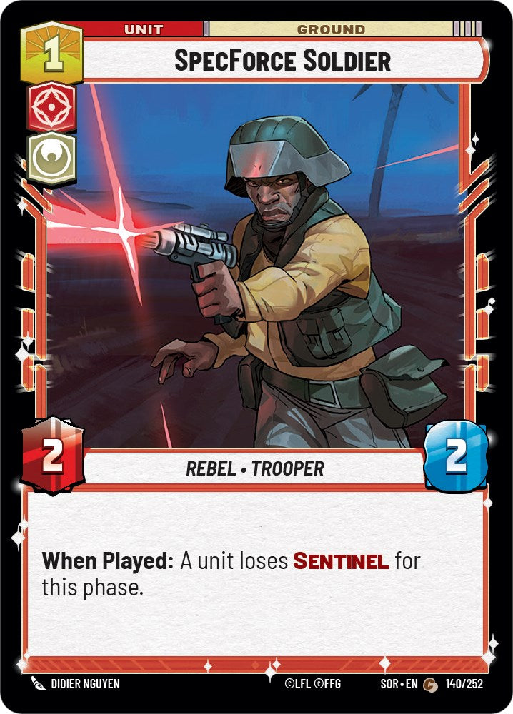 SpecForce Soldier (140/252) [Spark of Rebellion] | Grognard Games