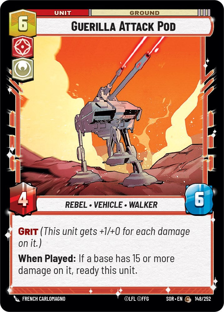 Guerilla Attack Pod (148/252) [Spark of Rebellion] | Grognard Games