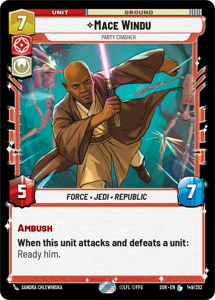 Mace Windu - Party Crasher (149/252) [Spark of Rebellion] | Grognard Games