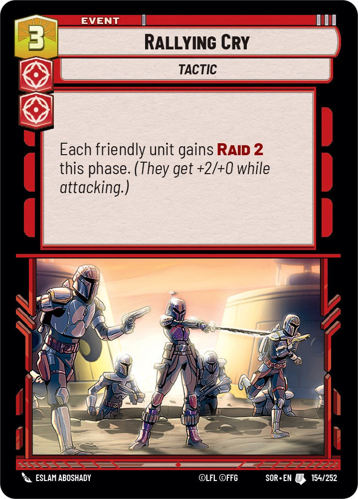 Rallying Cry (154/252) [Spark of Rebellion] | Grognard Games