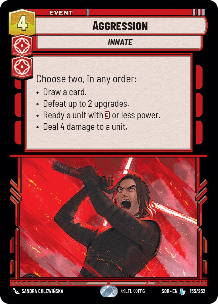 Aggression (155/252) [Spark of Rebellion] | Grognard Games