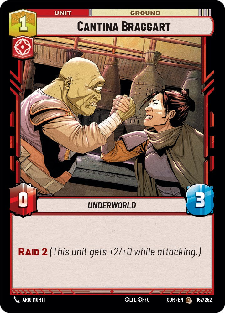 Cantina Braggart (157/252) [Spark of Rebellion] | Grognard Games