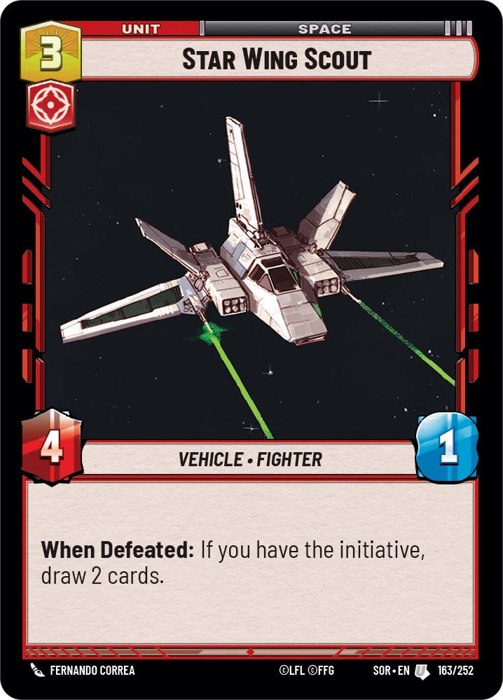 Star Wing Scout (163/252) [Spark of Rebellion] | Grognard Games