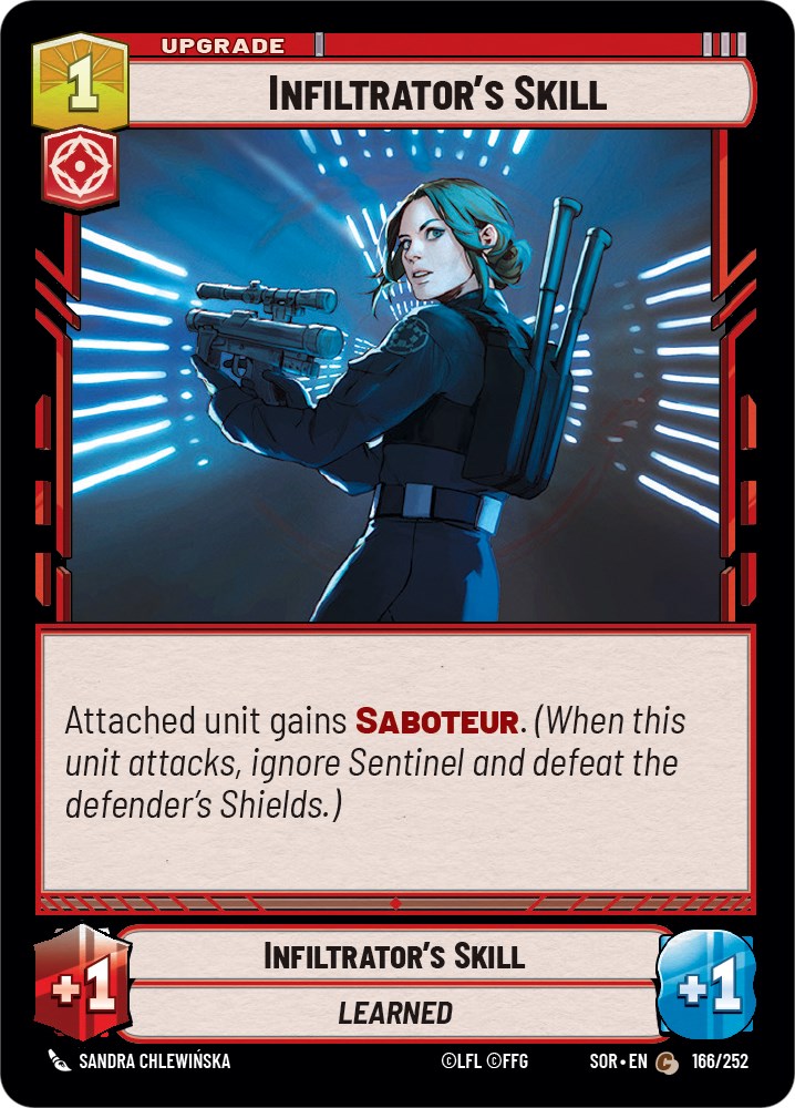 Infiltrator's Skill (166/252) [Spark of Rebellion] | Grognard Games