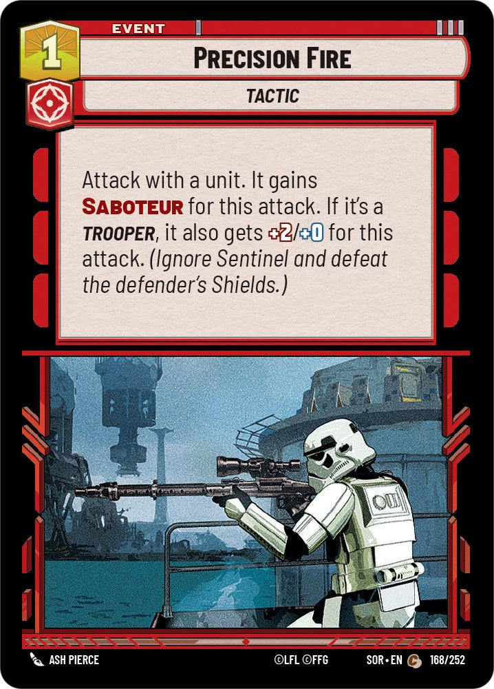 Precision Fire (168/252) [Spark of Rebellion] | Grognard Games