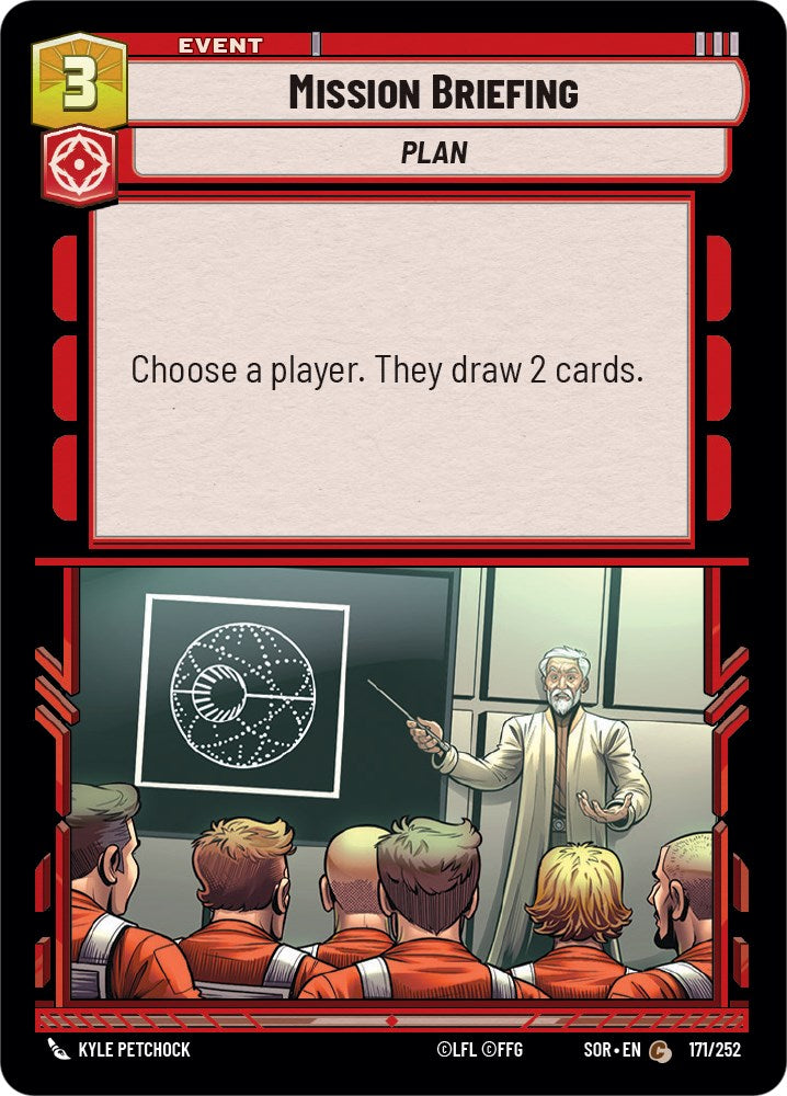 Mission Briefing (171/252) [Spark of Rebellion] | Grognard Games