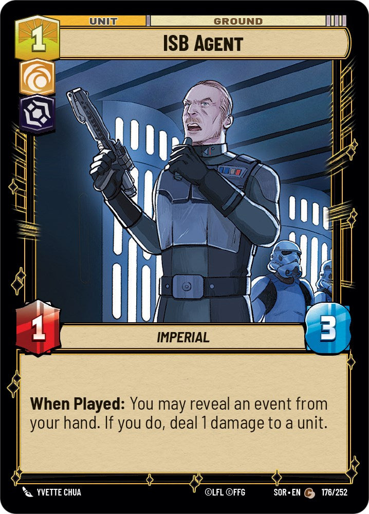 ISB Agent (176/252) [Spark of Rebellion] | Grognard Games