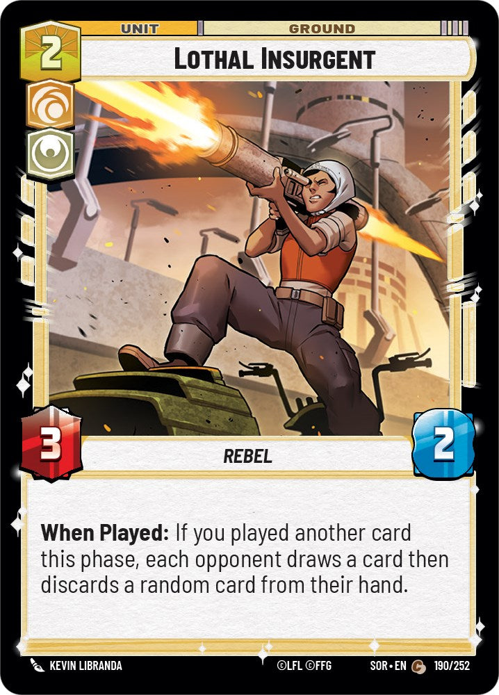 Lothal Insurgent (190/252) [Spark of Rebellion] | Grognard Games