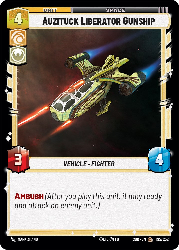 Auzituck Liberator Gunship (195/252) [Spark of Rebellion] | Grognard Games