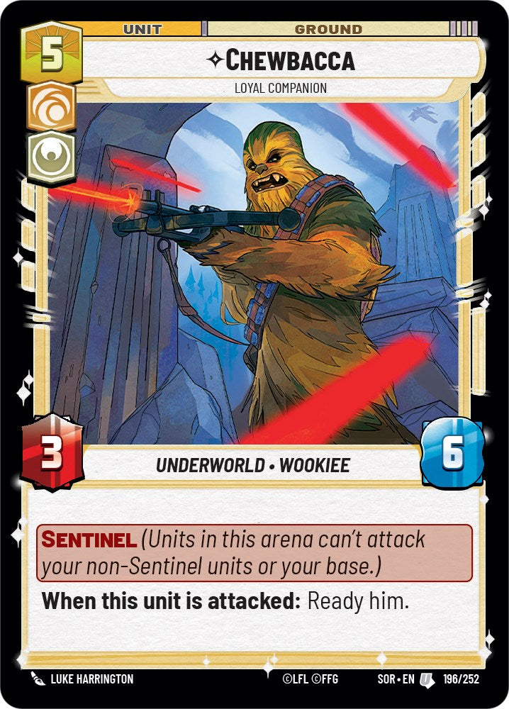 Chewbacca - Loyal Companion (196/252) [Spark of Rebellion] | Grognard Games