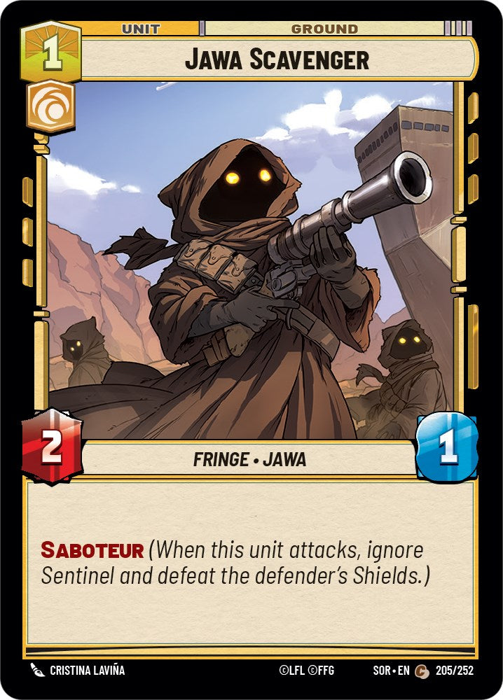 Jawa Scavenger (205/252) [Spark of Rebellion] | Grognard Games