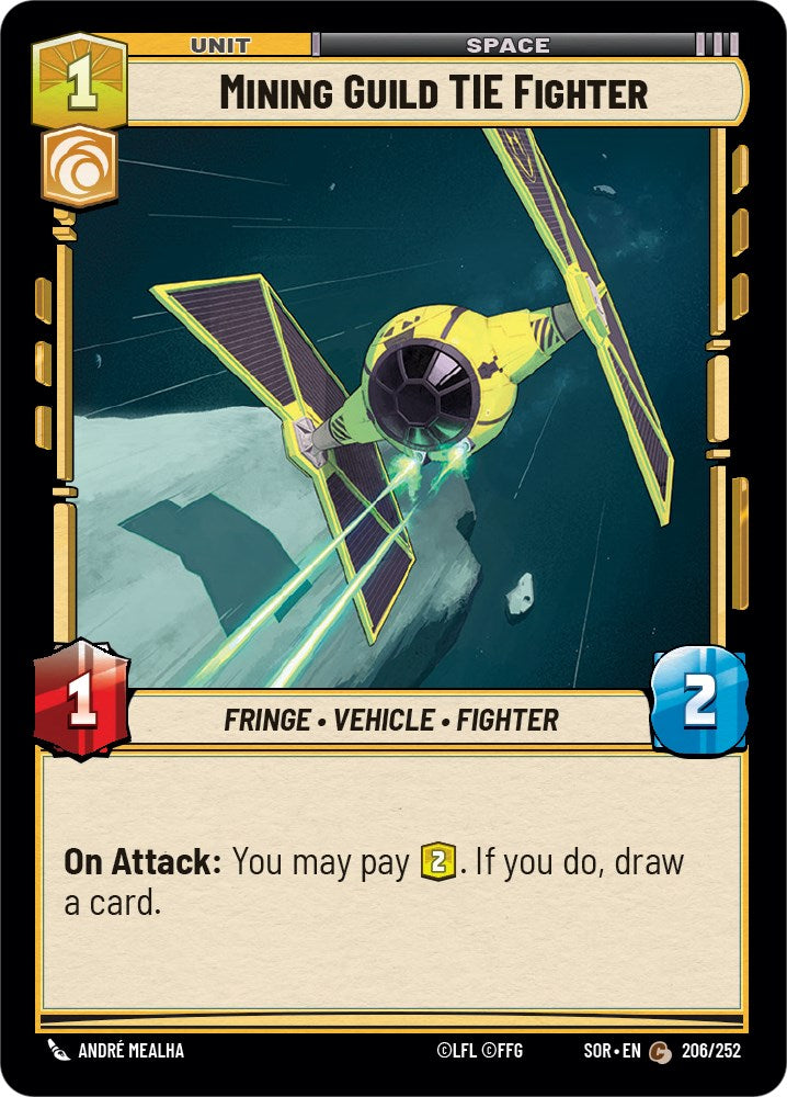 Mining Guild TIE Fighter (206/252) [Spark of Rebellion] | Grognard Games