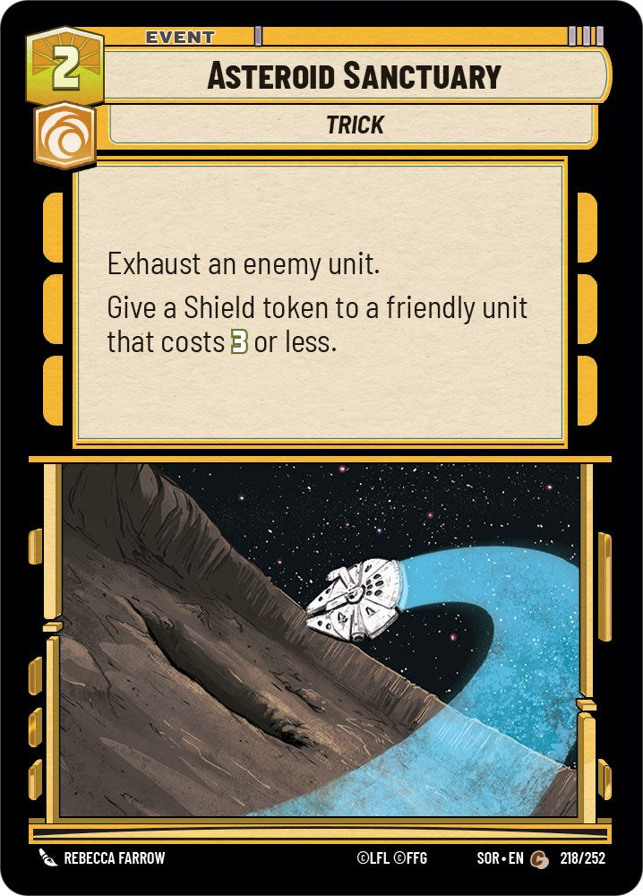 Asteroid Sanctuary (218/252) [Spark of Rebellion] | Grognard Games