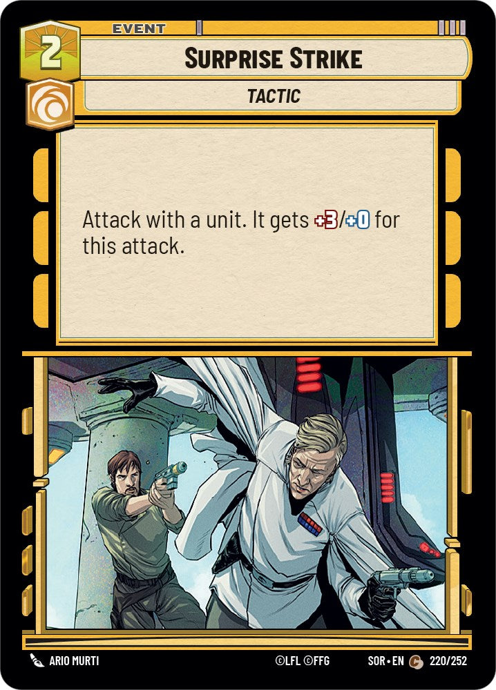 Surprise Strike (220/252) [Spark of Rebellion] | Grognard Games