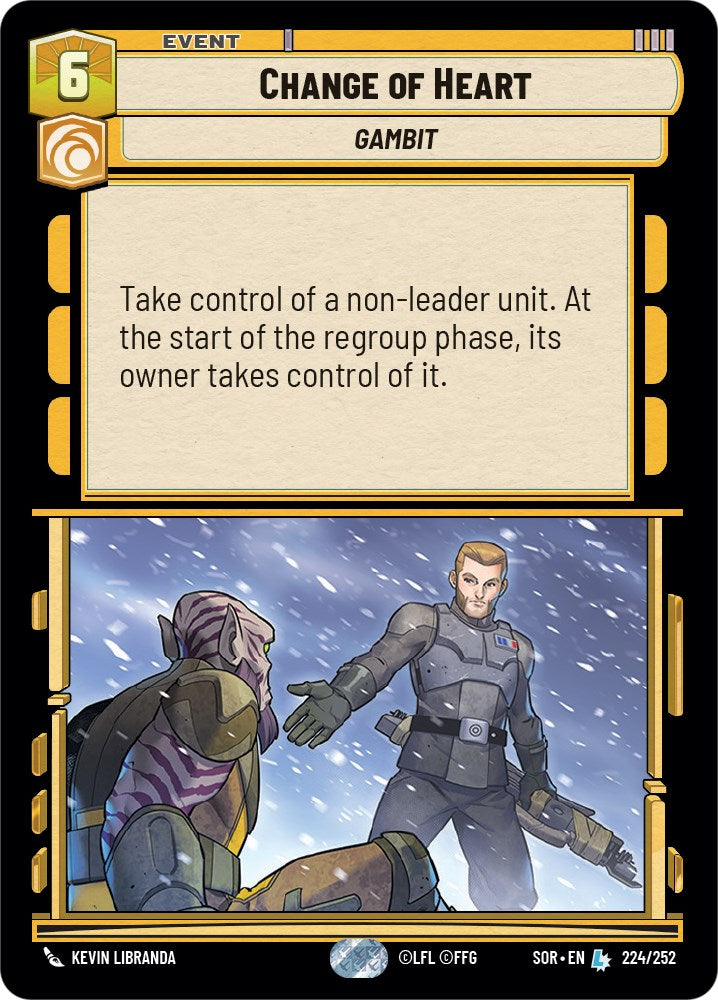 Change of Heart (224/252) [Spark of Rebellion] | Grognard Games