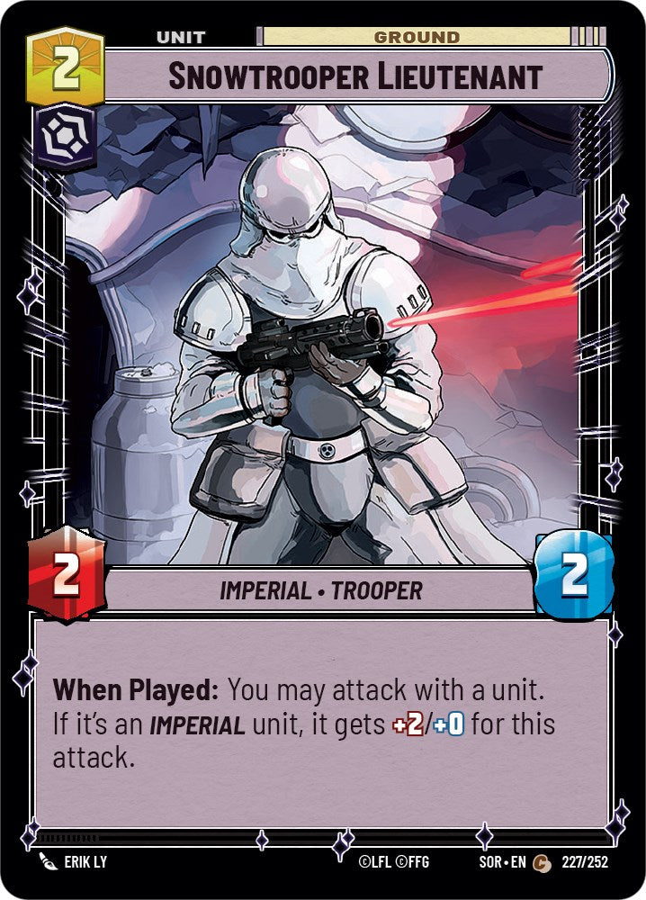 Snowtrooper Lieutenant (227/252) [Spark of Rebellion] | Grognard Games