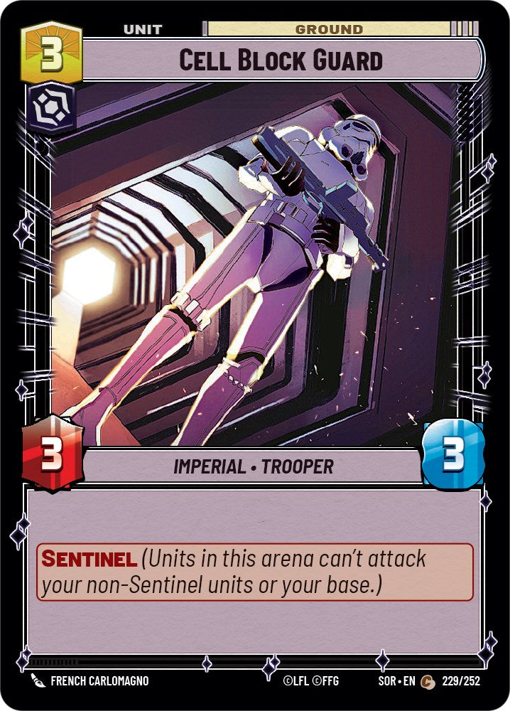 Cell Block Guard (229/252) [Spark of Rebellion] | Grognard Games