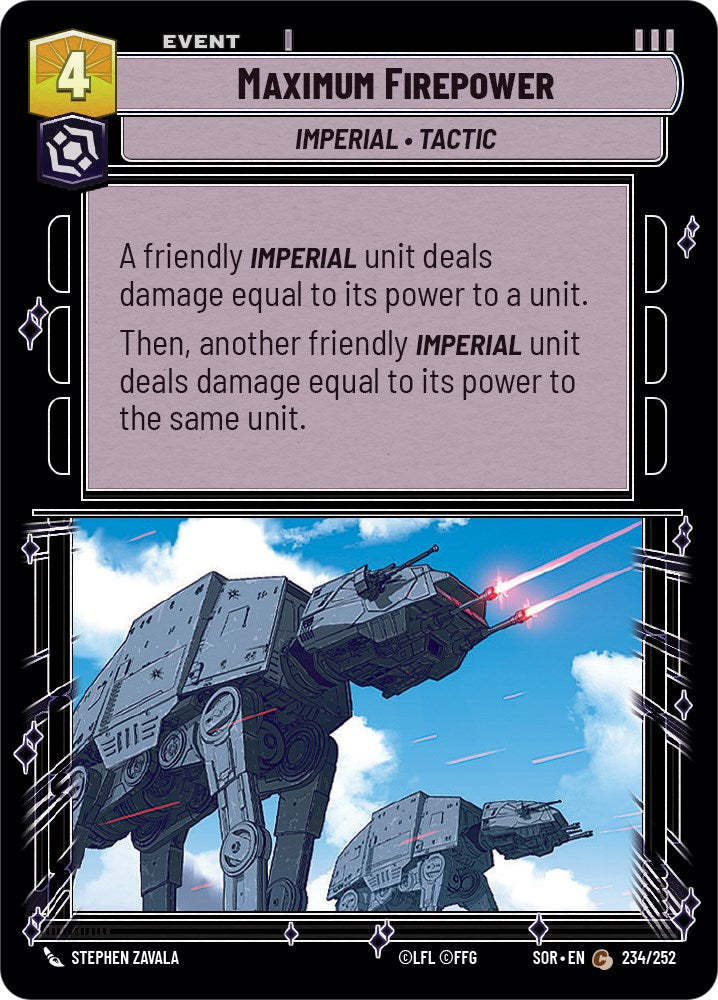 Maximum Firepower (234/252) [Spark of Rebellion] | Grognard Games