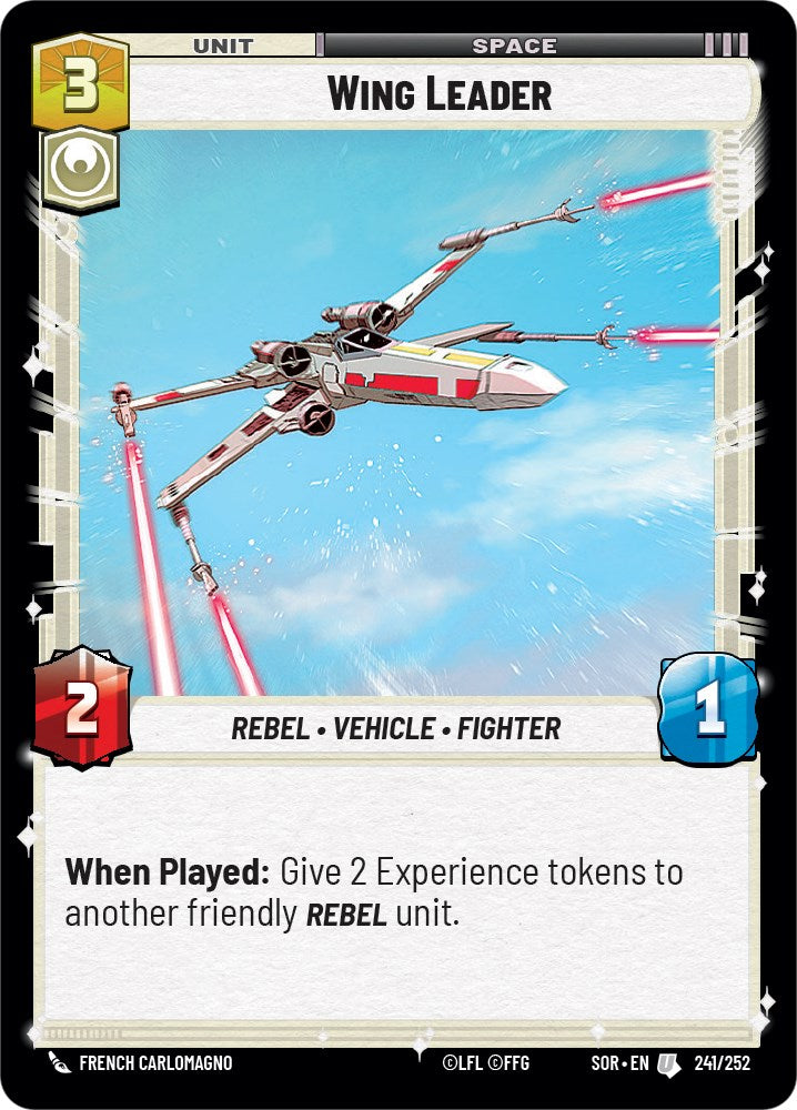 Wing Leader (241/252) [Spark of Rebellion] | Grognard Games