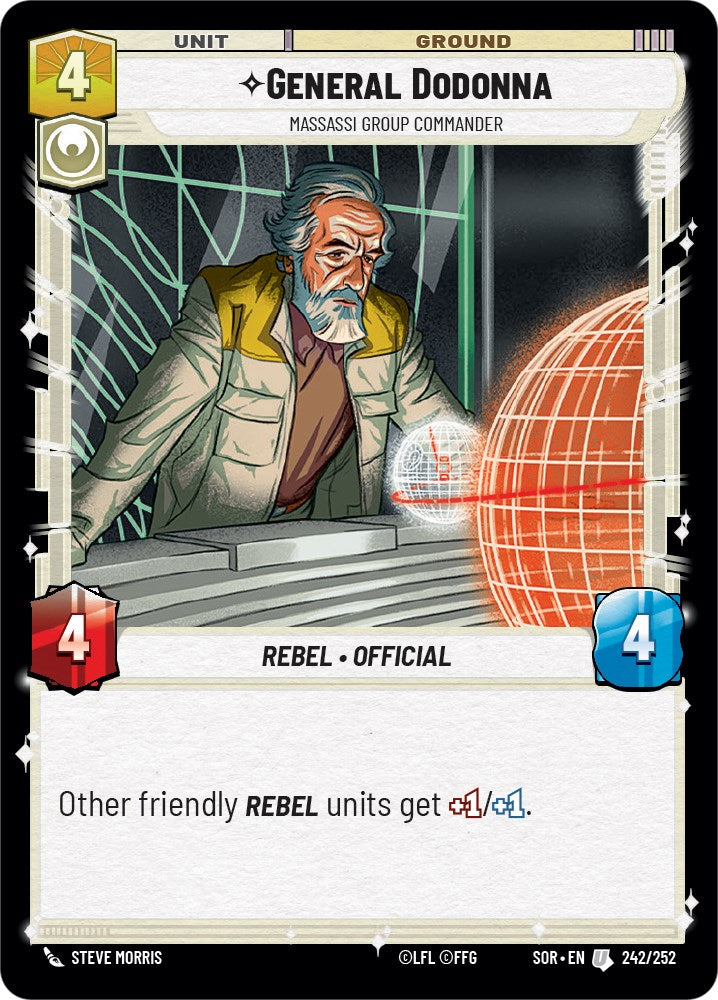 General Dodonna - Massassi Group Commander (242/252) [Spark of Rebellion] | Grognard Games