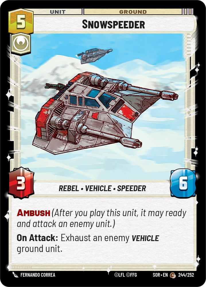 Snowspeeder (244/252) [Spark of Rebellion] | Grognard Games