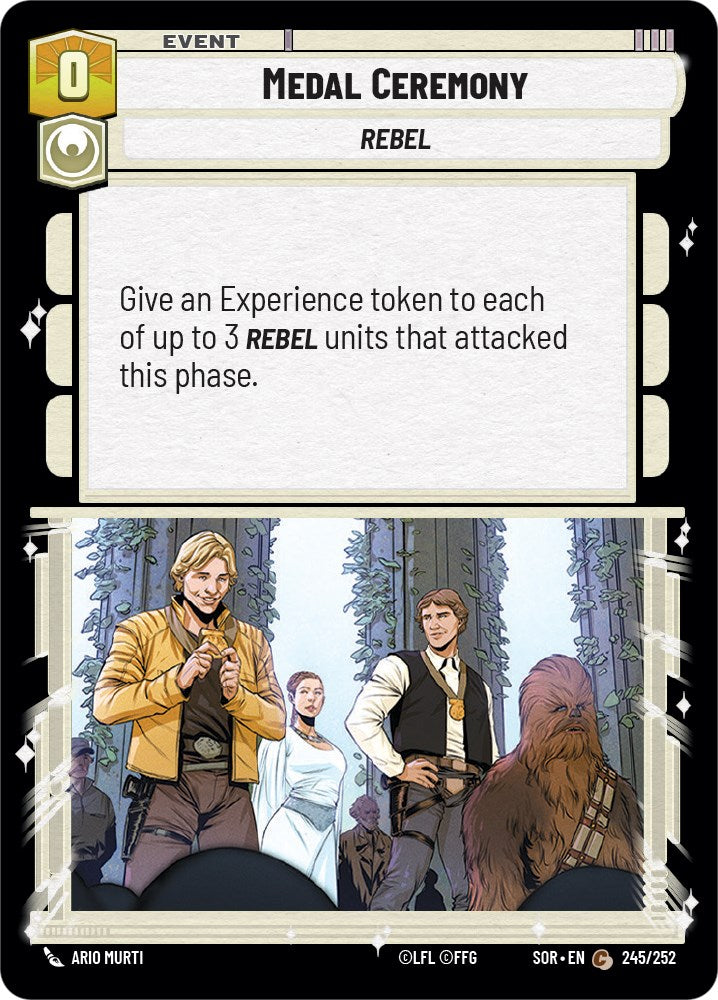 Medal Ceremony (245/252) [Spark of Rebellion] | Grognard Games