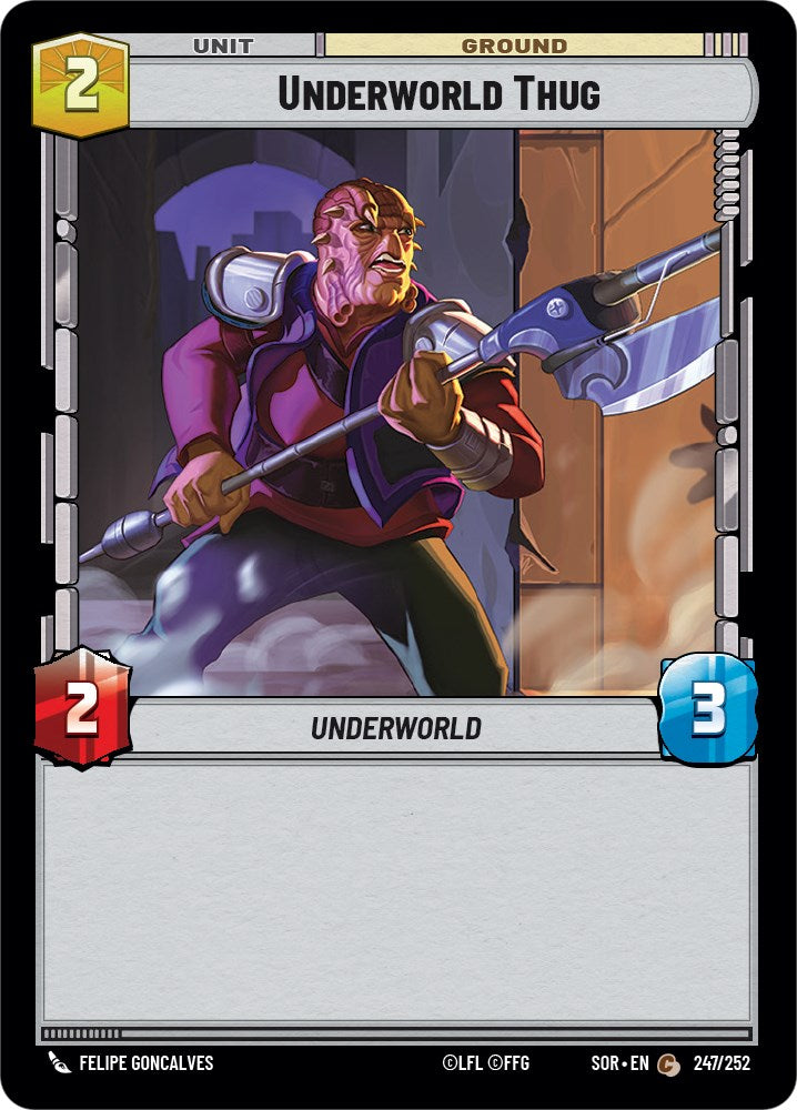 Underworld Thug (247/252) [Spark of Rebellion] | Grognard Games