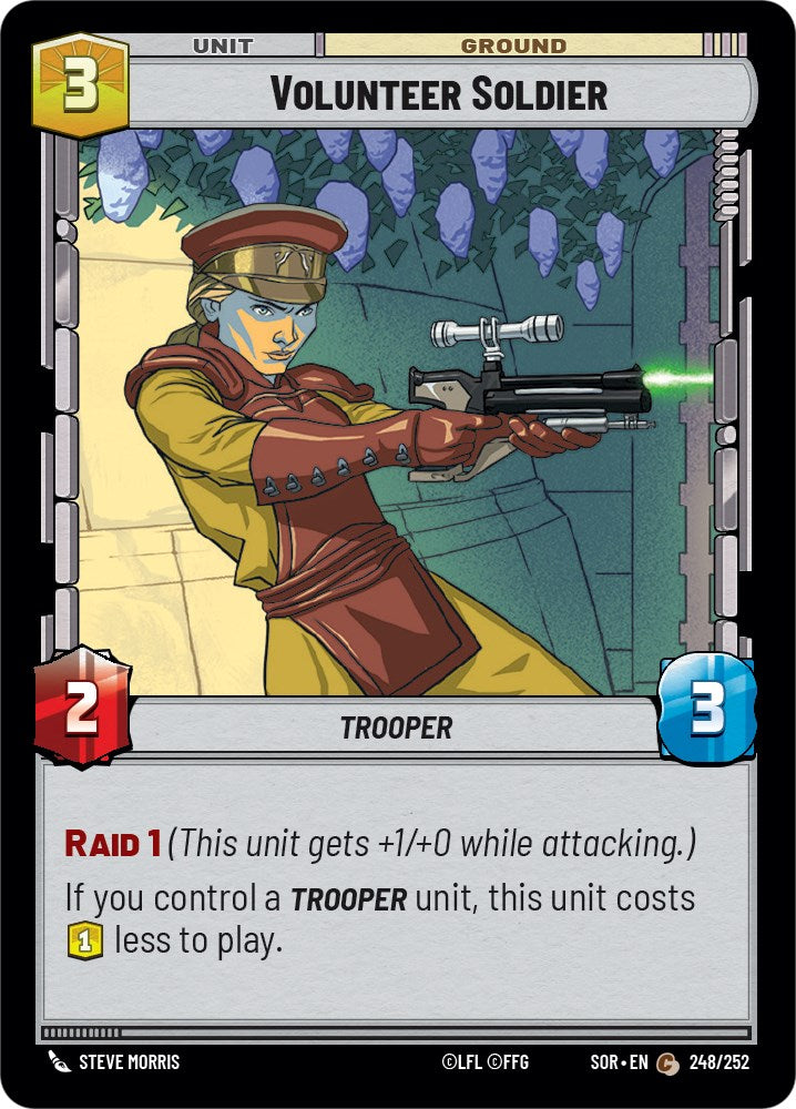 Volunteer Soldier (248/252) [Spark of Rebellion] | Grognard Games