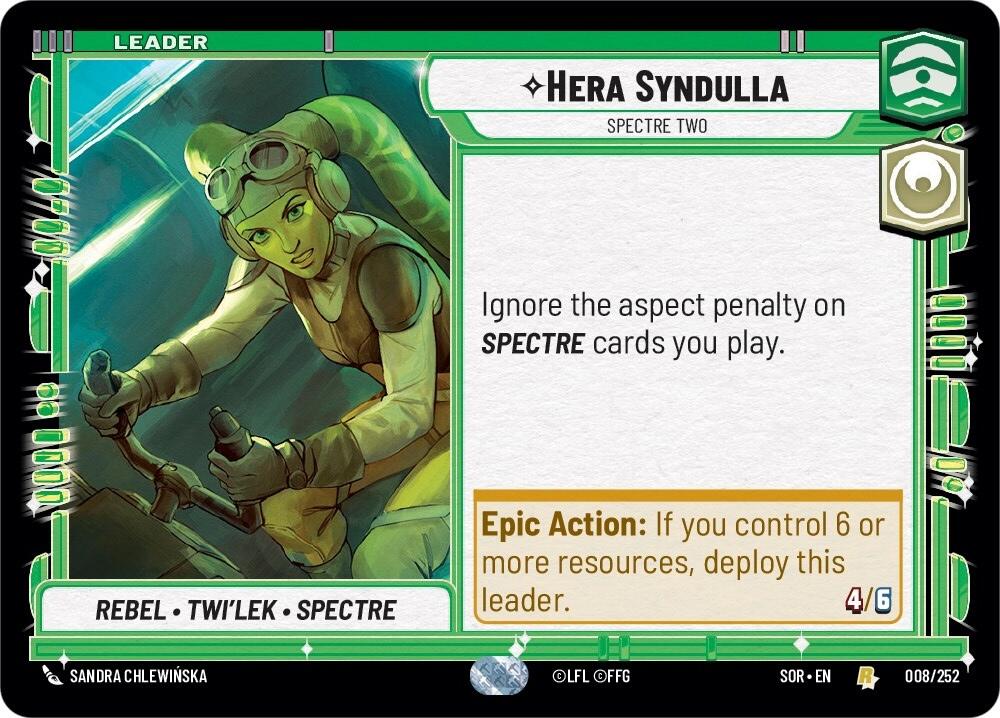 Hera Syndulla - Spectre Two (008/252) [Spark of Rebellion] | Grognard Games