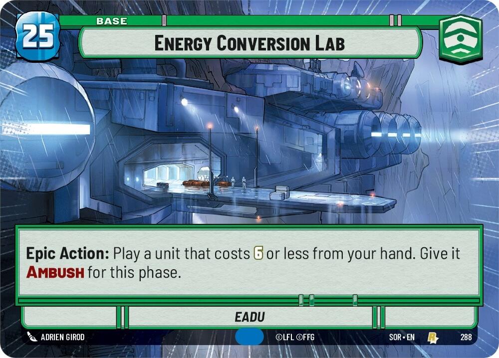 Energy Conversion Lab (Hyperspace) (288) [Spark of Rebellion] | Grognard Games
