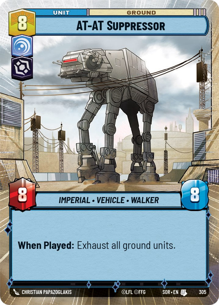 AT-AT Suppressor (Hyperspace) (305) [Spark of Rebellion] | Grognard Games