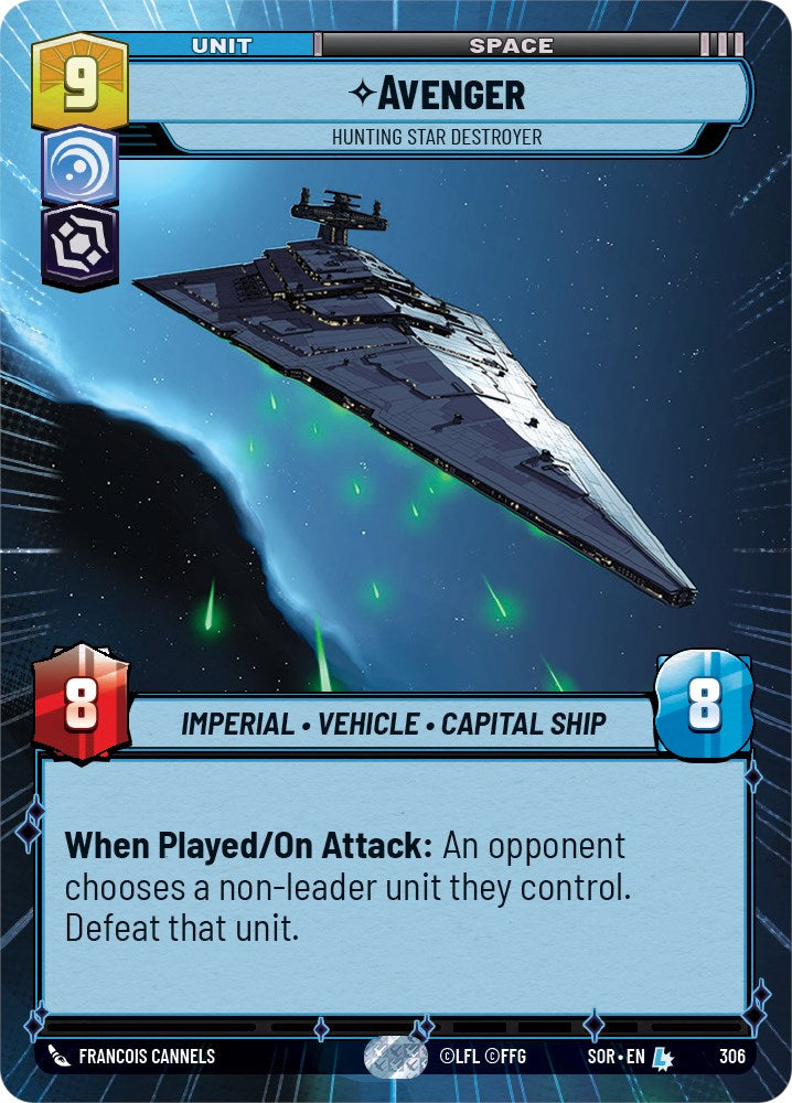 Avenger - Hunting Star Destroyer (Hyperspace) (306) [Spark of Rebellion] | Grognard Games