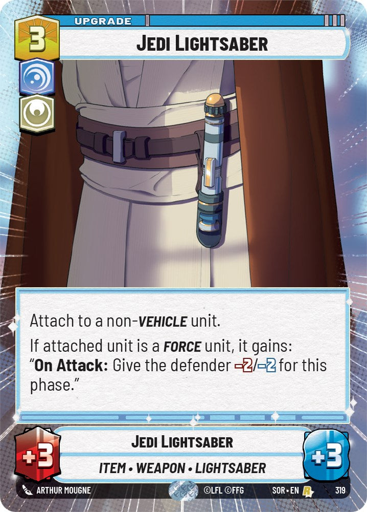 Jedi Lightsaber (Hyperspace) (319) [Spark of Rebellion] | Grognard Games