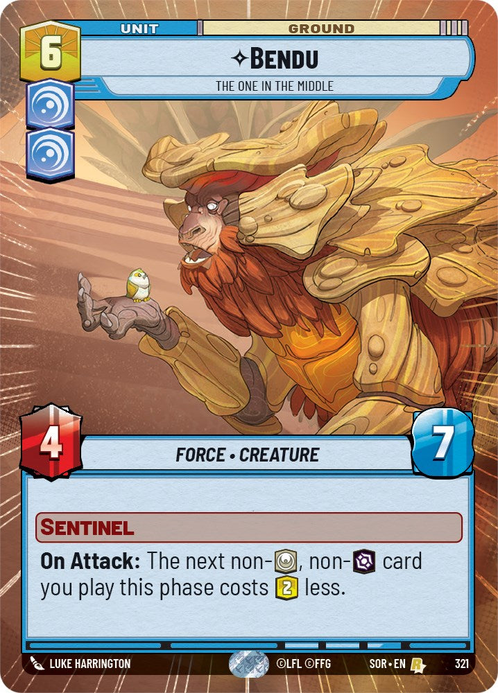 Bendu - The One in the Middle (Hyperspace) (321) [Spark of Rebellion] | Grognard Games