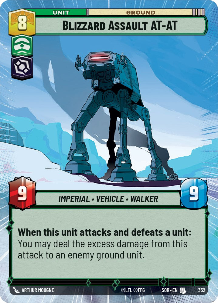 Blizzard Assault AT-AT (Hyperspace) (352) [Spark of Rebellion] | Grognard Games