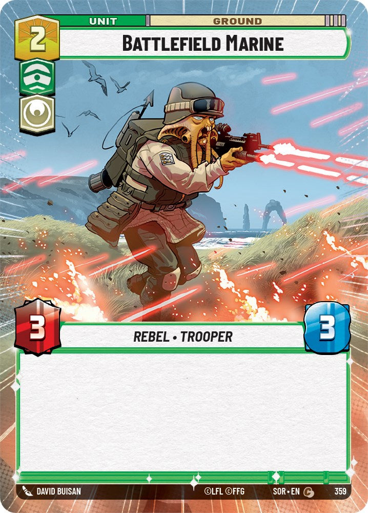 Battlefield Marine (Hyperspace) (359) [Spark of Rebellion] | Grognard Games