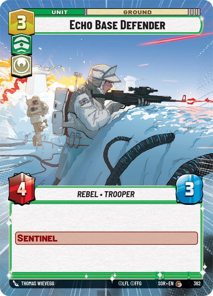 Echo Base Defender (Hyperspace) (362) [Spark of Rebellion] | Grognard Games