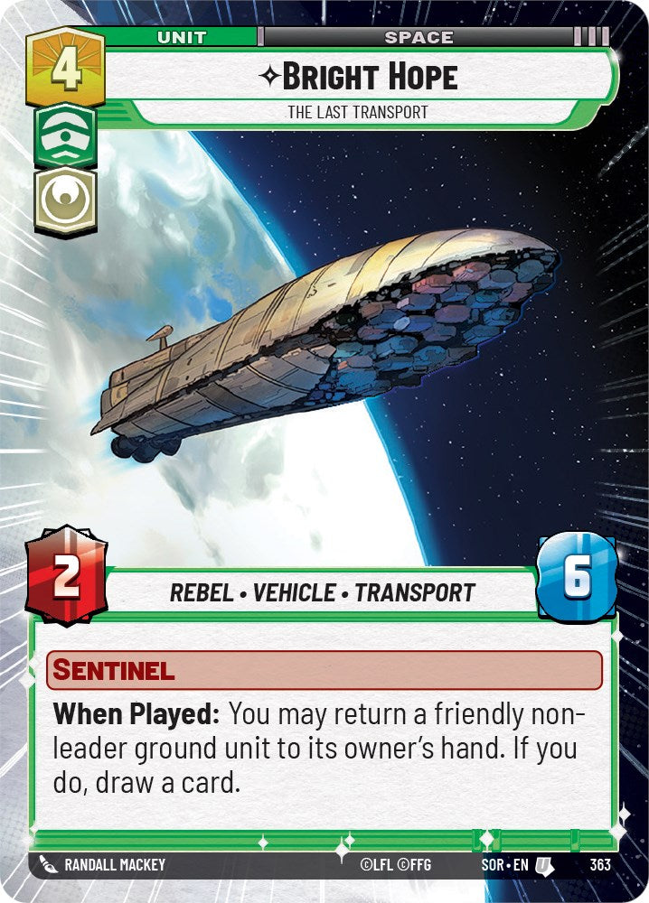 Bright Hope - The Last Transport (Hyperspace) (363) [Spark of Rebellion] | Grognard Games