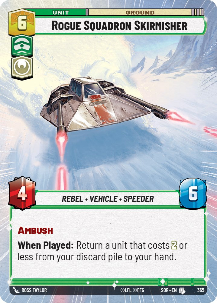 Rogue Squadron Skirmisher (Hyperspace) (365) [Spark of Rebellion] | Grognard Games